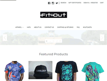 Tablet Screenshot of fitoutapparel.com